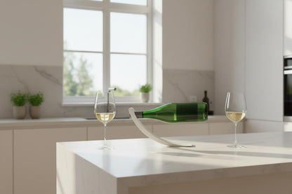 Suport balansat pentru sticla de vin