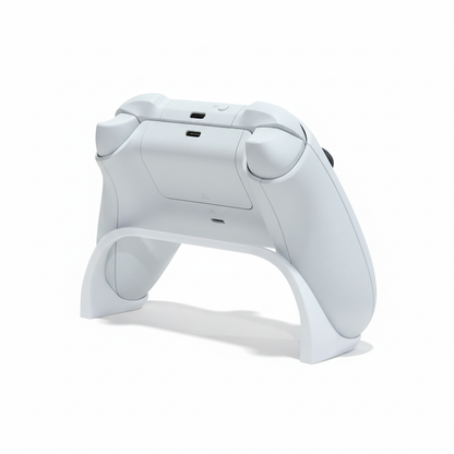 Suport controller gaming alb - vedere laterală cu Xbox controller